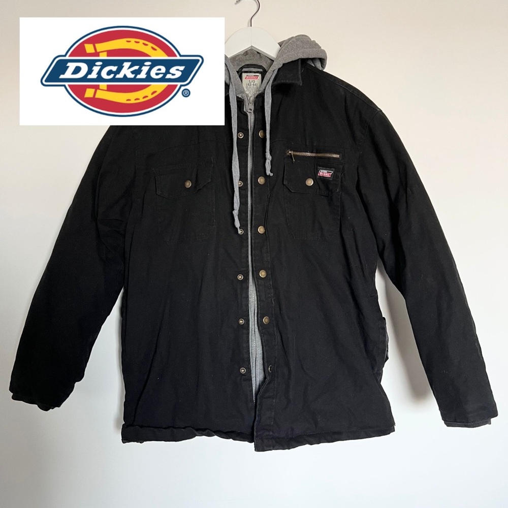 Dickies Men’s Hooded Jacket in Black Size Large (42-44)